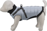 Trixie manteau pour chien pontis avec harnais gris