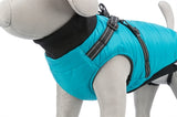 Trixie hundjacka pontis med tuig aqua