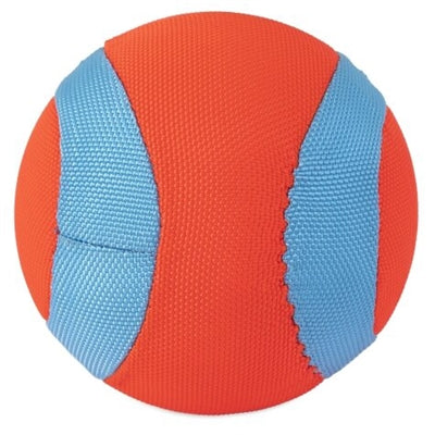 Chuckit ! méga balle amphibie - jouet pour chien - balle pour chien - balle chuckit - flottante - pour dans l'eau - bleu orange - ø 11,5 cm