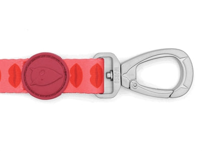 Morso laisse pour chien recyclé rouge à lèvres rose