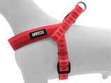 Morso mini harnais pour chien réglable rouge à lèvres recyclé rose
