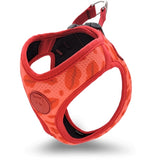 Morso harnais pour chien body mesh recyclé rouge à lèvres rose