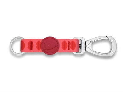 Morso porte-clés cordon recyclé rouge à lèvres rose