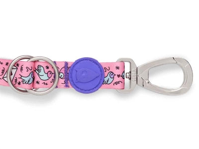 Morso laisse pour chien réglable recyclé sweet tweet rose
