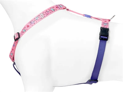 Morso harnais pour chien h-harnais recyclé sweet tweet rose