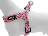 Morso mini harnais pour chien réglable recyclé sweet tweet rose