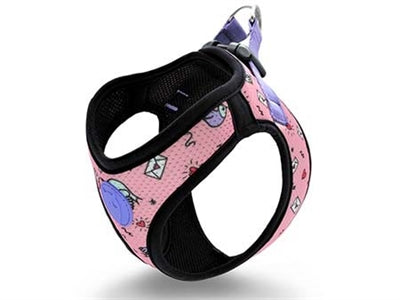 Morso harnais pour chien body mesh recyclé sweet tweet rose
