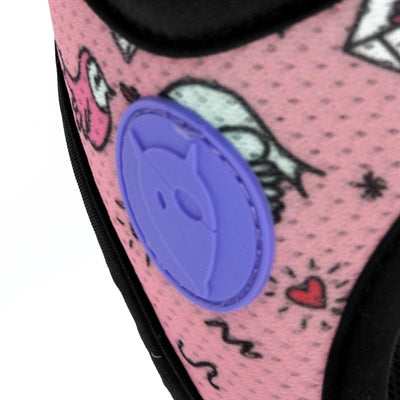 Morso harnais pour chien body mesh recyclé sweet tweet rose