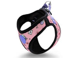 Morso harnais pour chien body mesh recyclé sweet tweet rose