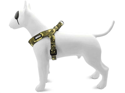 Morso mini harnais pour chien réglable en métal recyclé marron