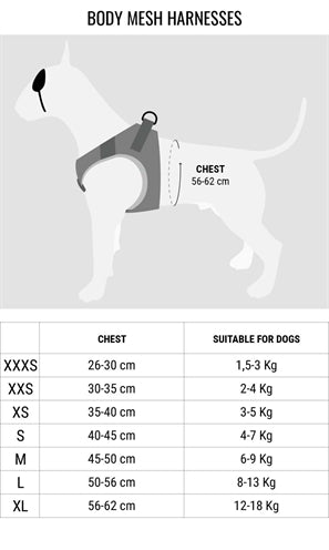 Morso harnais pour chien corps en maille recyclé métal complet chien marron