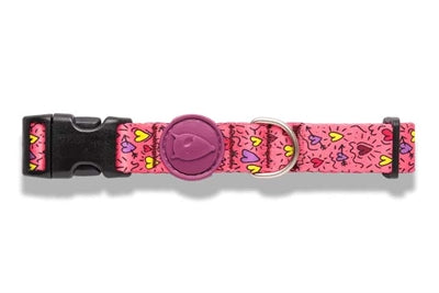 Collier pour chien Morso recyclé rose think pink