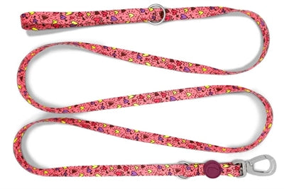 Morso laisse pour chien réglable recyclé rose think pink