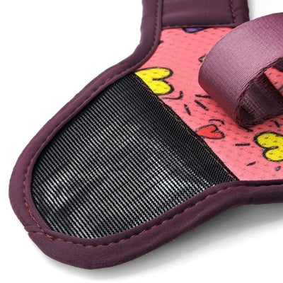 Morso harnais pour chien body mesh recyclé rose think pink