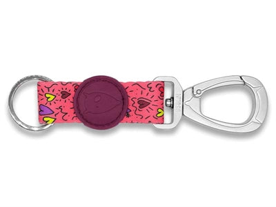 Morso porte-clés cordon recyclé rose think pink