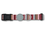 Morso dog collar recycled skyline red pink