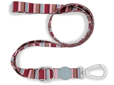 Morso hondenriem verstelbaar horizon gérecyclé rouge rose
