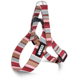 Morso mini harnais pour chien réglable horizon recyclé rouge rose