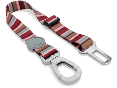 Ceinture de sécurité pour chien Morso recyclé skyline rouge rose