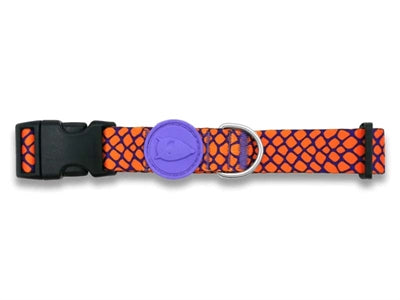 Morso collier pour chien recyclé lézard urbain rouge