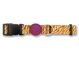 Collier pour chien Morso tambour de jungle recyclé orange