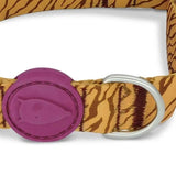 Collier pour chien Morso tambour de jungle recyclé orange