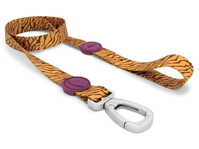 Morso laisse pour chien recyclé jungle tambour orange