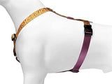Morso harnais pour chien h-harnais recyclé jungle tambour orange