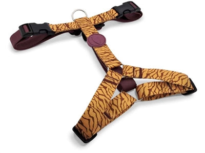 Morso harnais pour chien h-harnais recyclé jungle tambour orange