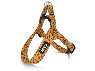 Morso mini harnais pour chien réglable tambour de jungle recyclé orange
