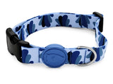 Morso collier pour chien recyclé splash bleu