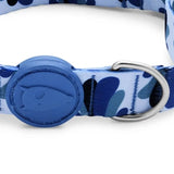 Morso collier pour chien recyclé splash bleu