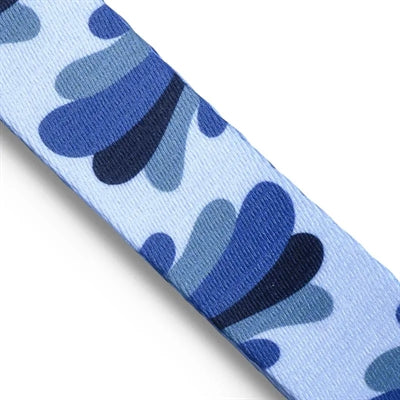 Morso collier pour chien recyclé splash bleu