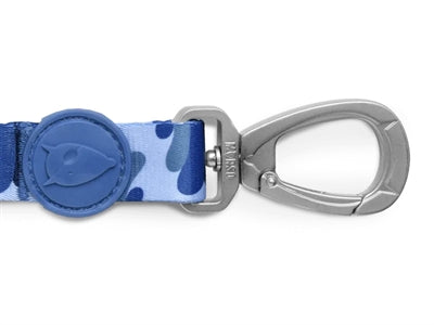 Morso laisse pour chien recyclé splash bleu