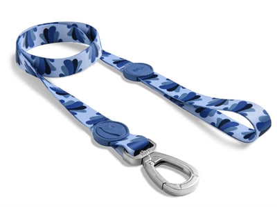 Morso laisse pour chien recyclé splash bleu