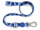 Morso laisse pour chien réglable recyclé splash bleu
