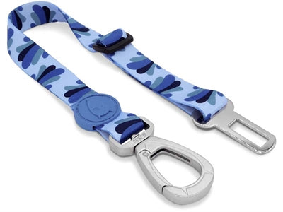 Ceinture de sécurité pour chien Morso recyclé splash bleu