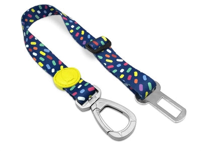 Ceinture de sécurité pour chien Morso recyclé couleur envahisseurs violet