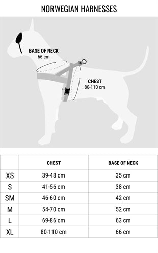 Morso harnais pour chien norvégien recyclé power flow noir