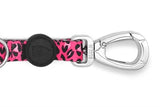 Morso laisse pour chien réglable bulle recyclée leo rose