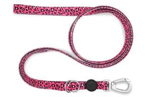 Morso laisse pour chien réglable bulle recyclée leo rose