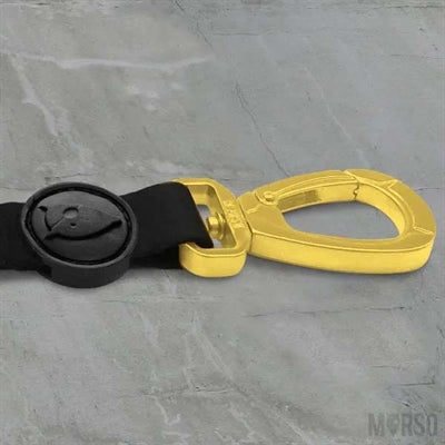 Laisse pour chien Morso réglable or recyclé caviar doré