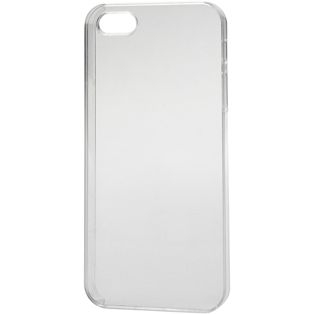 Coque iPhone Creativ company, taille 5 5s, taille 6x12,5 cm, épaisseur 10 mm, transparente, 1 pièce