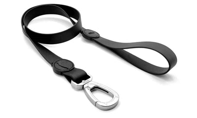 Morso laisse pour chien imperméable recyclé noir noir