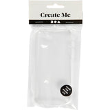 Coque iPhone Creativ company, taille 5 5s, taille 6x12,5 cm, épaisseur 10 mm, transparente, 1 pièce