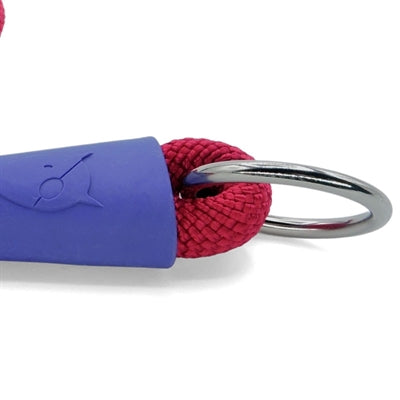 Morso collier pour chien demi-slip corde régulière velours rouge recyclé rouge