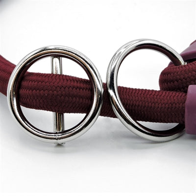 Morso collier pour chien demi-slip corde douce recyclé prune violet