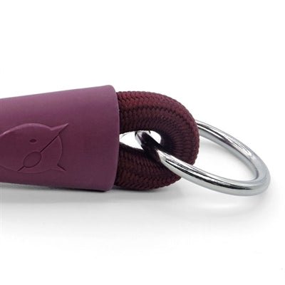 Morso collier pour chien demi-slip corde douce recyclé prune violet