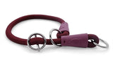 Morso collier pour chien demi-slip corde douce recyclé prune violet
