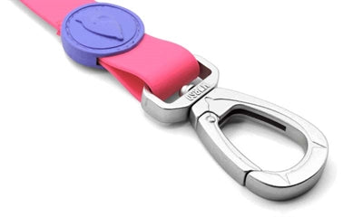 Morso laisse pour chien imperméable recyclé rose passion rose